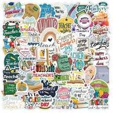 20 Random Teacher Appreciation Day Stickers Laptop Decals Hydro Free Shipping!