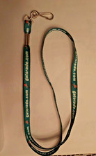 Green Gatorade Lanyard - Thin w/ Lightning Bolt - ID Badge Holder vtg