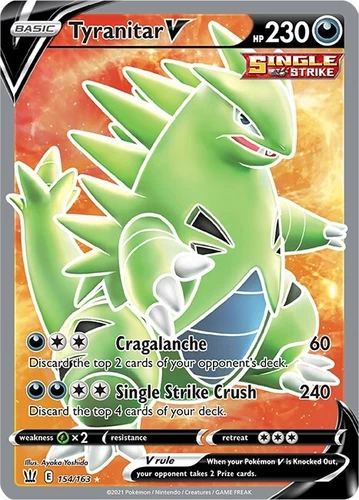 Tyranitar V 154/163 Swsh05: Battle Styles