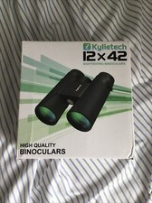 Kylietech 12X42 Binoculars with Tripod Mount, Professional HD Compact Carry Case