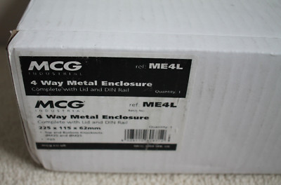 MCG 4-fach Modul Metall verkleidet Gehäuse ME4L 225 x 115 x 62 mm - Neu