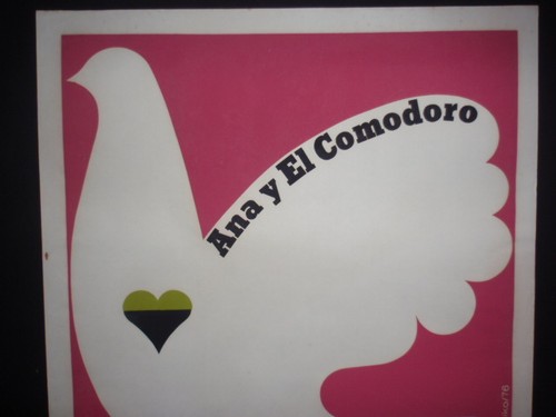 Poster serigrafico originale cubano per film sovietico ANNE & THE COMMODORE arte cubana - Foto 3 di 8