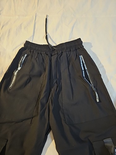 STAYE Professional Sacramento Black Hiphop Skateboard Cargo PANTS Youth L - Picture 5 of 11