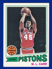 M. L. CARR ROOKIE pistons 1977-78 TOPPS #47 EXCELLENT NO CREASES