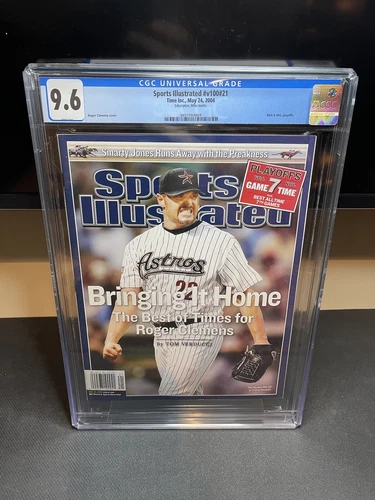 CGC 9.6 NEWSSTAND EDITION Sports Illustrated-Roger Clemens-May 24 2004