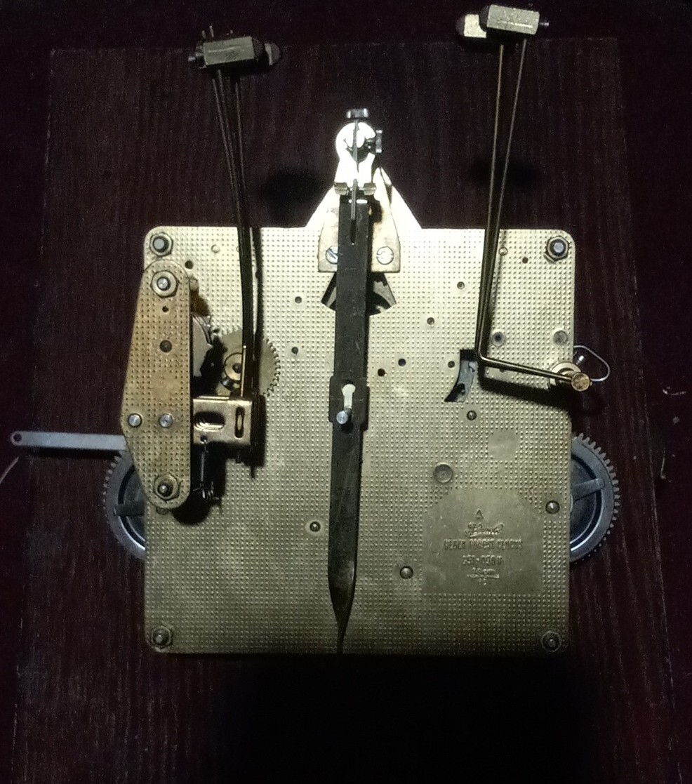 Vtg. HERMLE BLACK FOREST CLOCKS 94cm 66 451050H movement and chains eBay