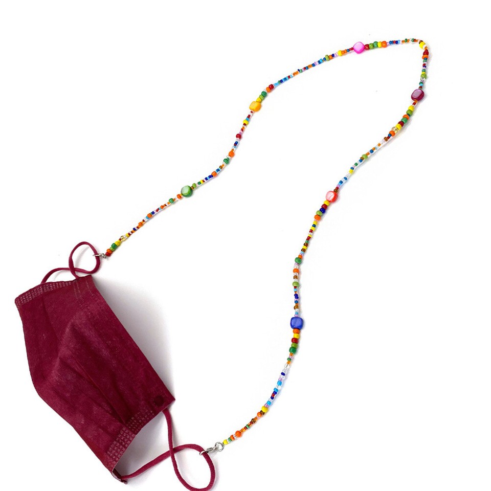 Beaded Mask Chain Eyeglasses Chain Glasses Lanyard Decorative Glasses