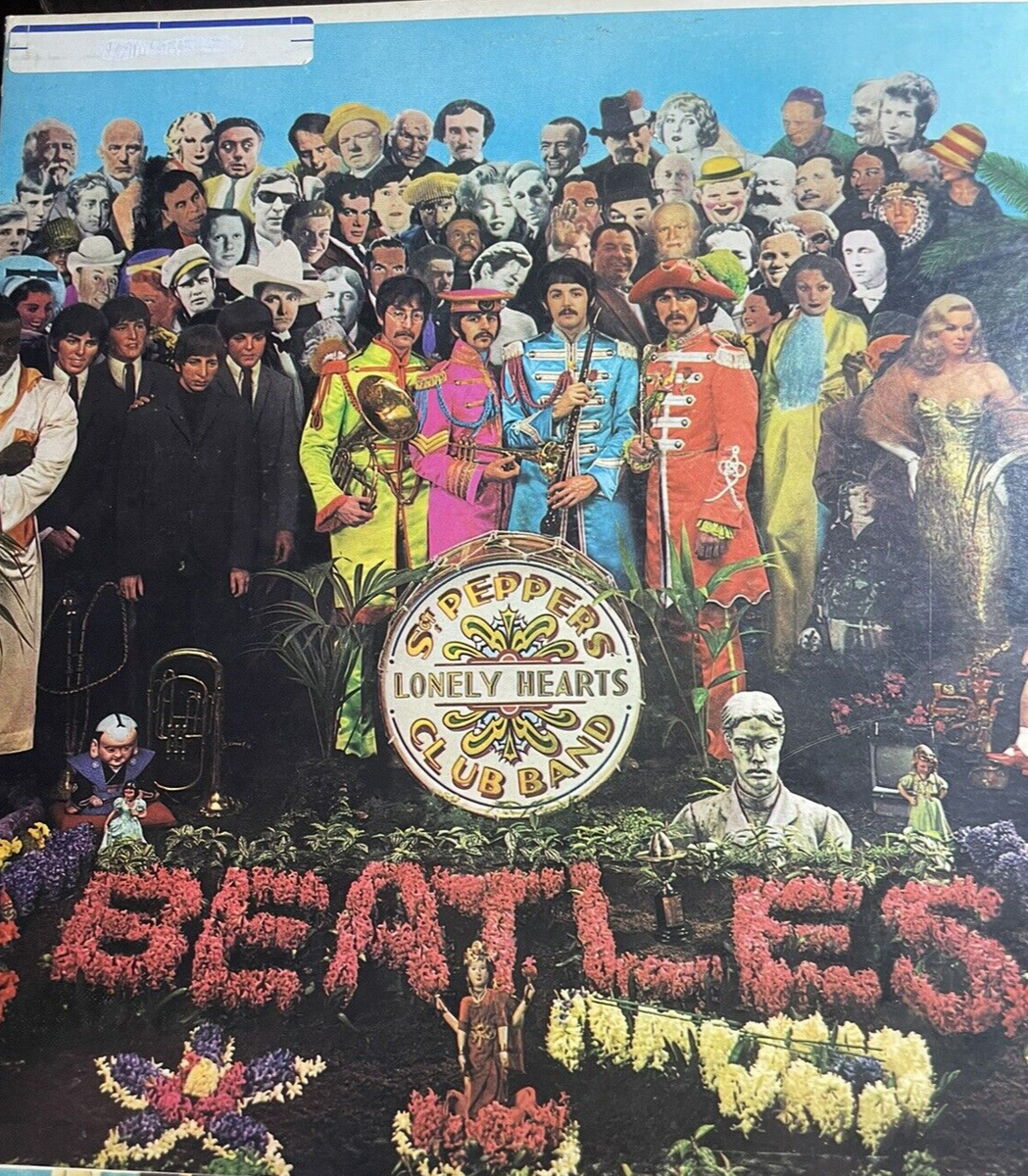 beatles sgt. pepper's .. (RARE!!送料込み） BEATLES Sgt. Peppers CAPITOL SMAS-2653 LP VG+ orange