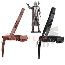 The Mandalorian Leather Belt - halloween costume Belt with Holsters / Pouch