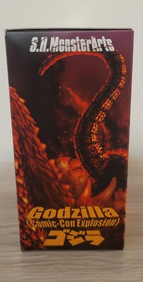 S.H.モンスターアーツ ゴジラ（Comic-Con Explosion） （2012SDCC限定） i8my1cf Sealed Bandai SH Monsterarts Godzilla Explosion Comic Con