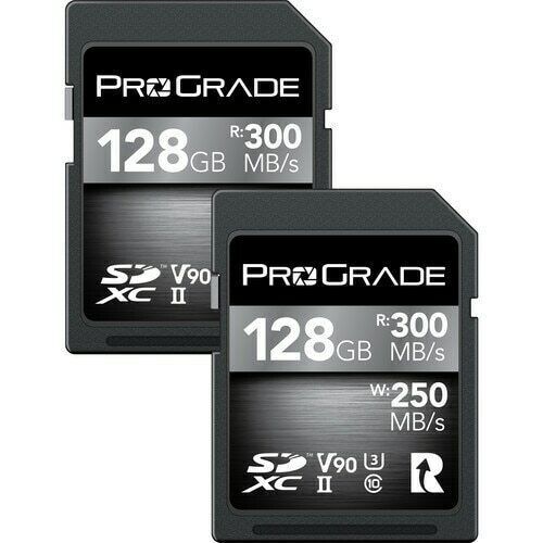 SDカード ProGrade Digital 128GB SDXC UHS-II Prograde Digital 128GB SDXC UHS-II U3 Class 10 300MB/s Memory Card