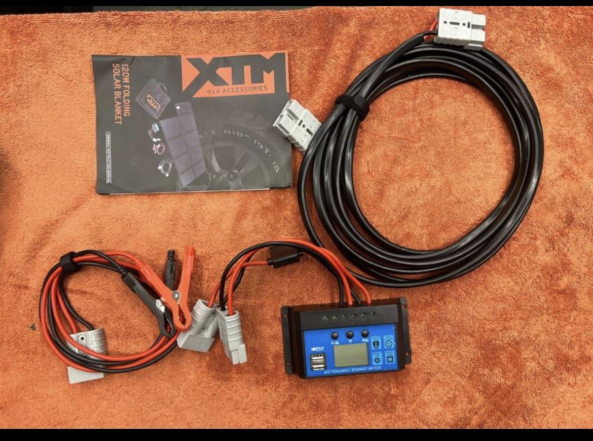 XTM 120W Folding Solar Blanket (4X4 Accessories) eBay