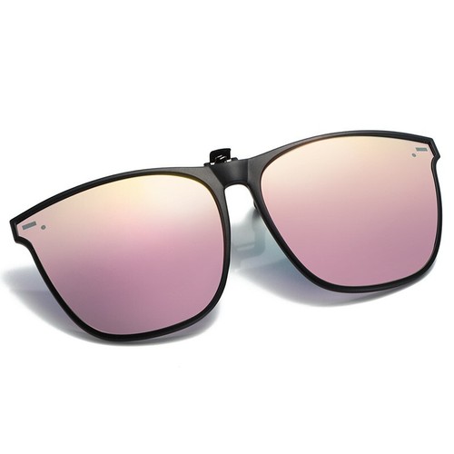 Unisex Polarized Clip-On Sunglasses Oversized Anti-Glare Lenses Driving Eyeglass - Picture 32 of 33