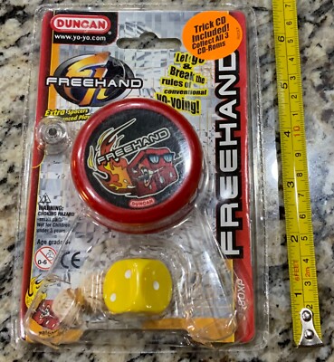 Duncan Original 2003 Freehand 3580XP Vintage Red Yoyo Brand New w/ Trick CD