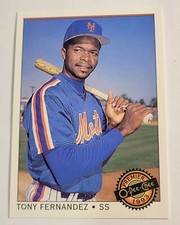 1993 Tony Fernandez O-Pee-Chee Premier Card #20 Mets Short Stop Baseball MLB VTG