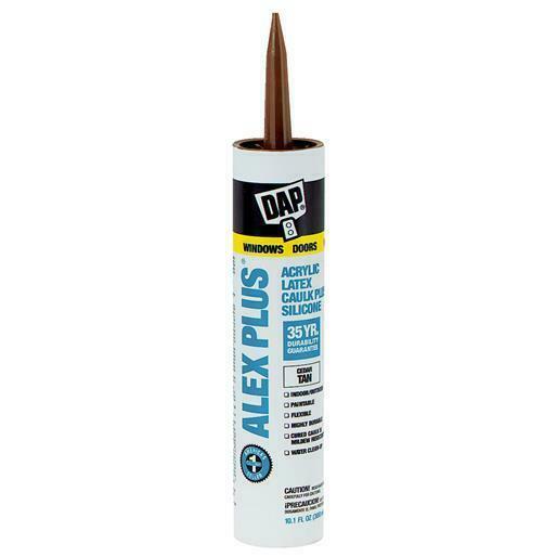 DAP 18122 Cedar Tan Acrylic Latex Caulk With Silicone for sale online