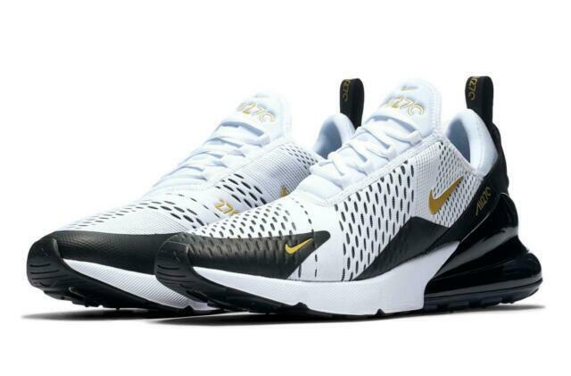 air max 270 white and gold