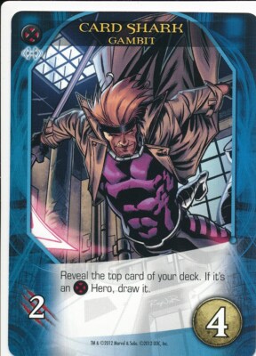 GAMBIT Upper Deck Marvel Legendary CARD SHARK