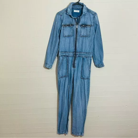 Lucky brand store denim overalls
