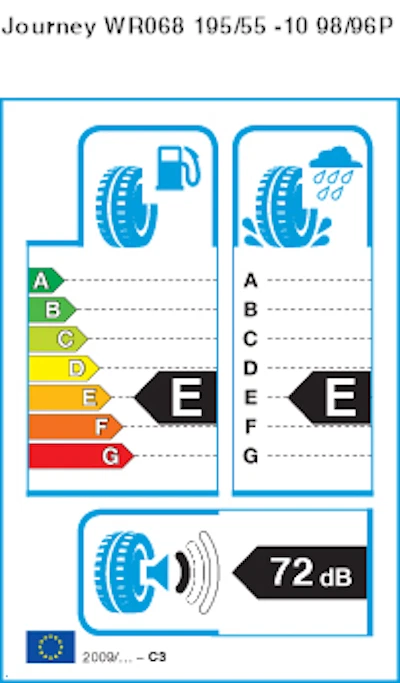 195/55 R10C Journey WR068 - TL - M+S - 98/96 P - DOT:2024 - Trailerreifen - Bild 4 von 4