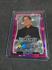 MARK CUBAN 2020 Leaf Pop Century Pink Ice Auto SSP 6/6 EBAY 1/1