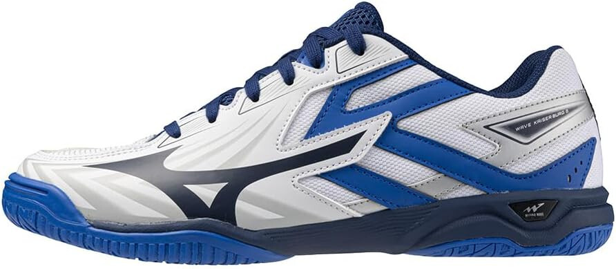 MIZUNO Table Tennis Shoes WAVE KAISERBURG 8 WIDE 81GA2420 White