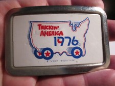 1976 TRUCKING AMERICA BELT BUCKLE - GW-9