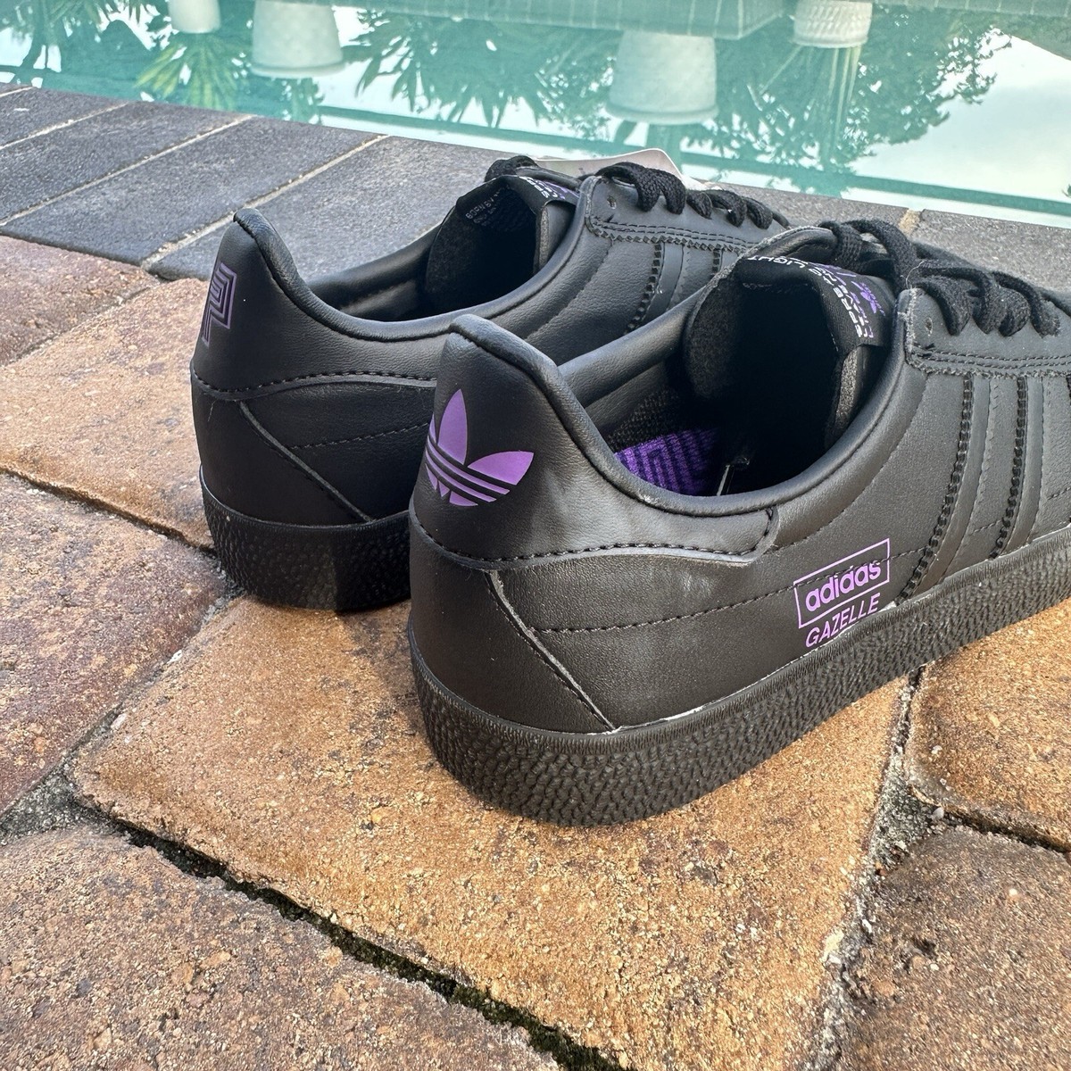 Adidas Paradigm x Gazelle ADV Black Active Purple Men's Adidas Paradigm x Gazelle ADV Black Active Purple Men's