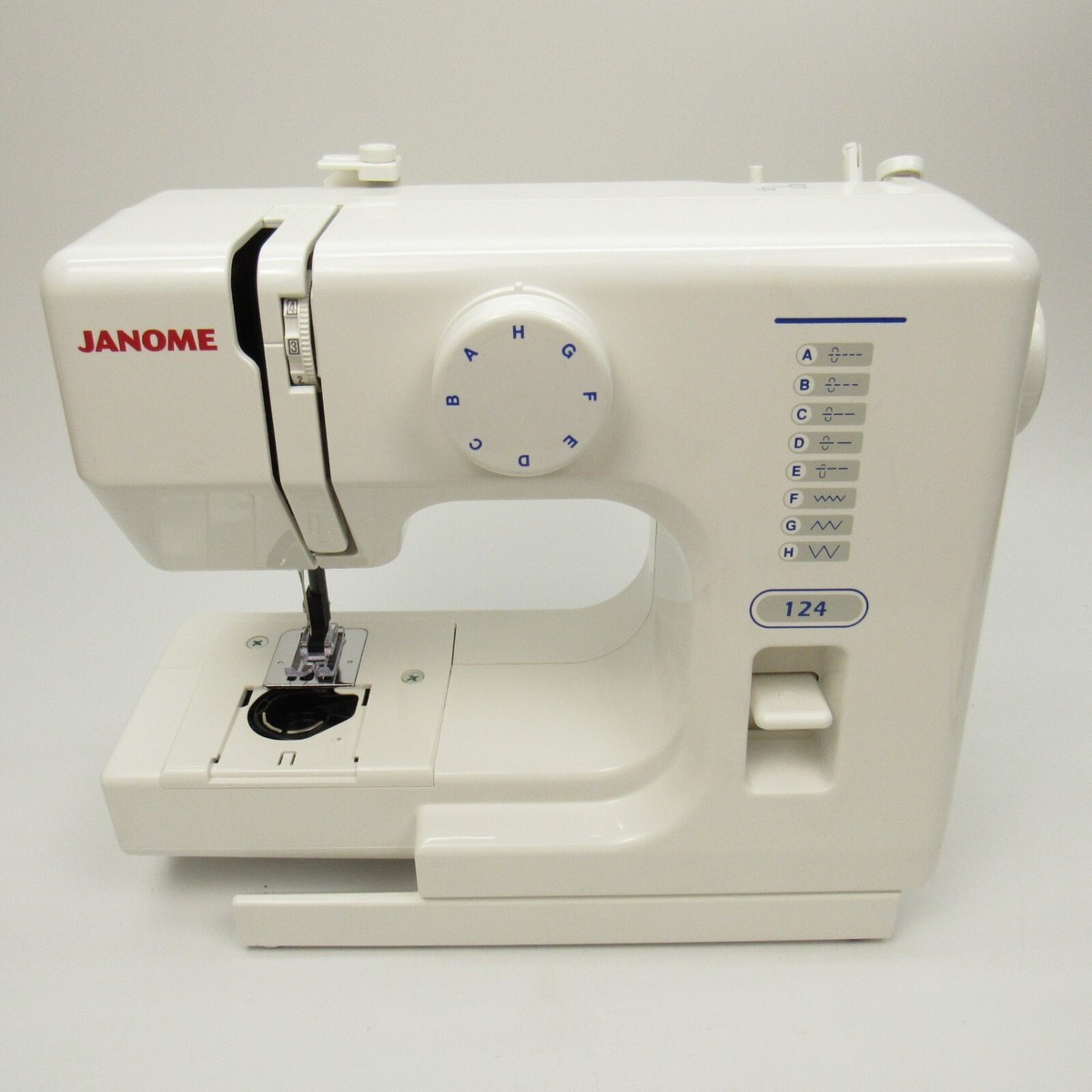 Janome 124 Electric Sewing Machine Small Mini Lightweight 5 lbs 