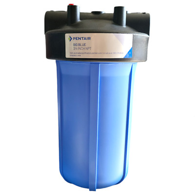 Pentek 150469 Big Blue 10 x 4.5 Inch Whole House Filter Housing 3/4 NPT