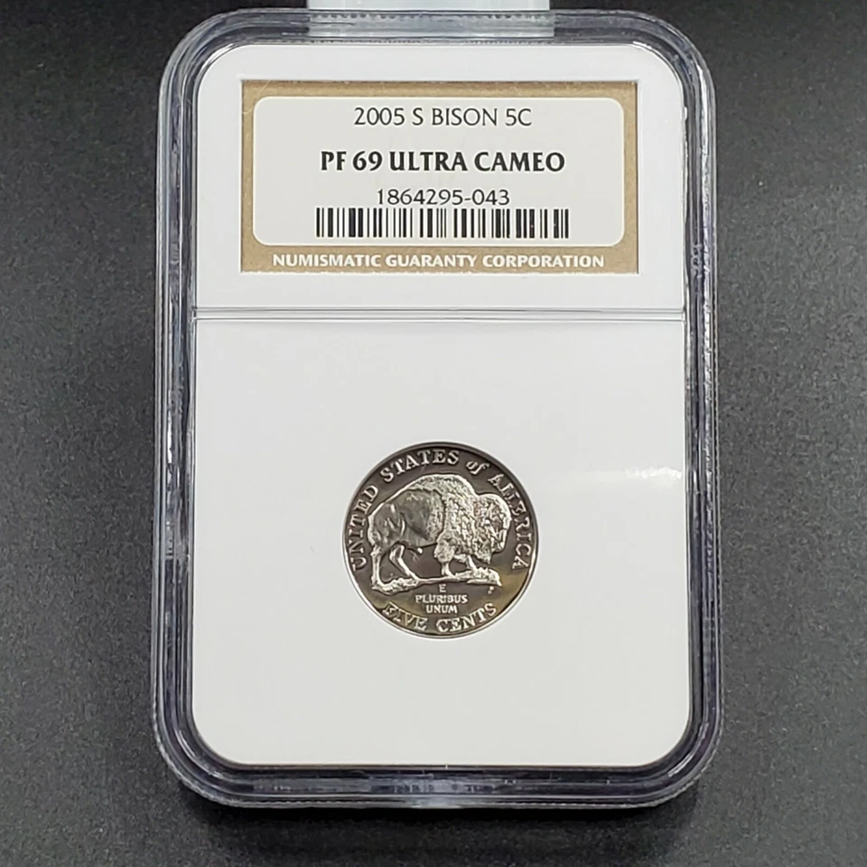 2005 S Complete 11 Coin Proof Set NGC Graded PF69 UCAM Brown Label WOW! Clad - Image 3 of 4