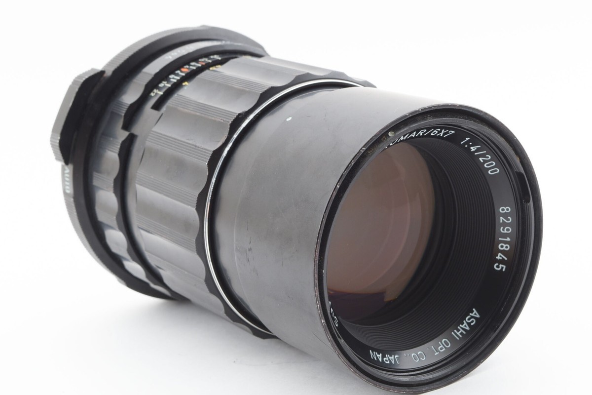 Optics TOP MINT】 Pentax 6x7 SMC Takumar 200mm f/ 4 Telephoto Lens