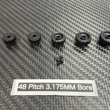 48 Pitch Pinion Gear Set 22T 24T 26T 28T 30T Fits 1/10 RC Car Use 48P Spur Gear