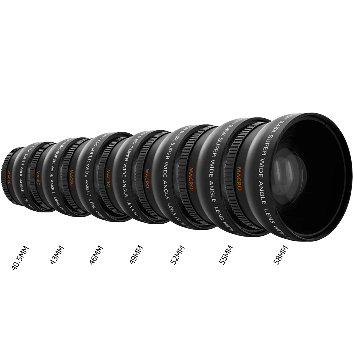 Lente Telefoto 2X Para Cámara | Aumento Para Retratos Y Paisajes | Roscas 58mm Y 62mm
