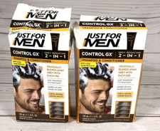 Just For Men Control GX Grey Reducing 2in1 Shampoo Conditioner 2 Boxes Damaged