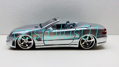 jada toys DUB CITY メルセデスベンツ　SLS AMG希少 JADA DUB CITY EURO SPEC MERCEDES BENZ SL65 AMG 1:24 SILVER