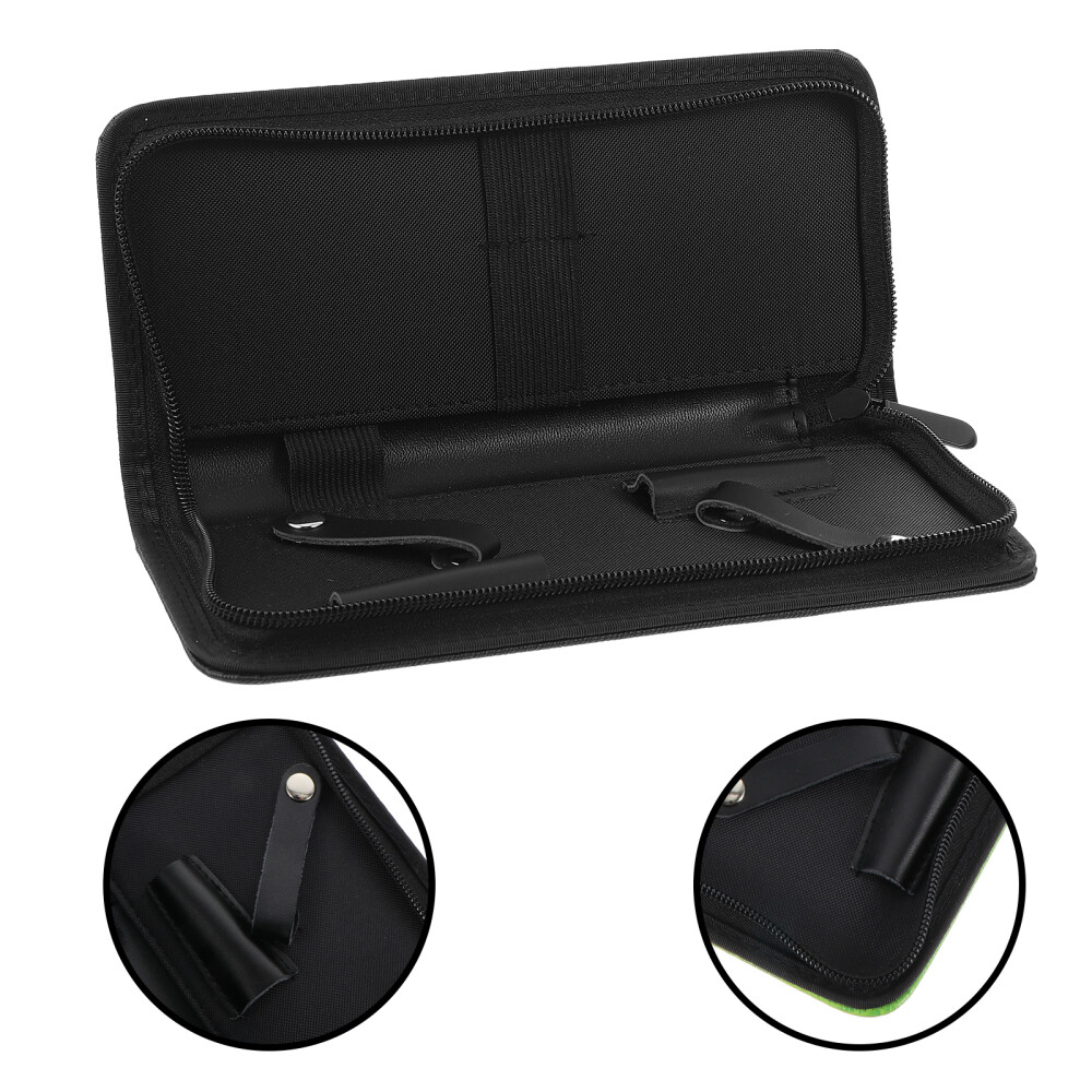 Professional Hairdressing Scissors Kit with High-Capacity Stylist Tool Bag Storage-image