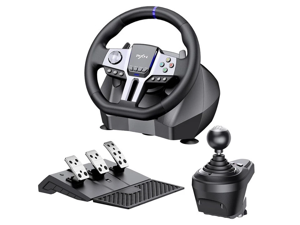 PXN V9 GEN2 USB Racing Wheel - Black PXN V9 Gen2