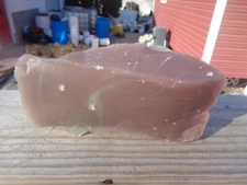 Glass Rock Slag Pretty Opaque Pinkish 3.12 lbs VV78 Landscaping Aquarium