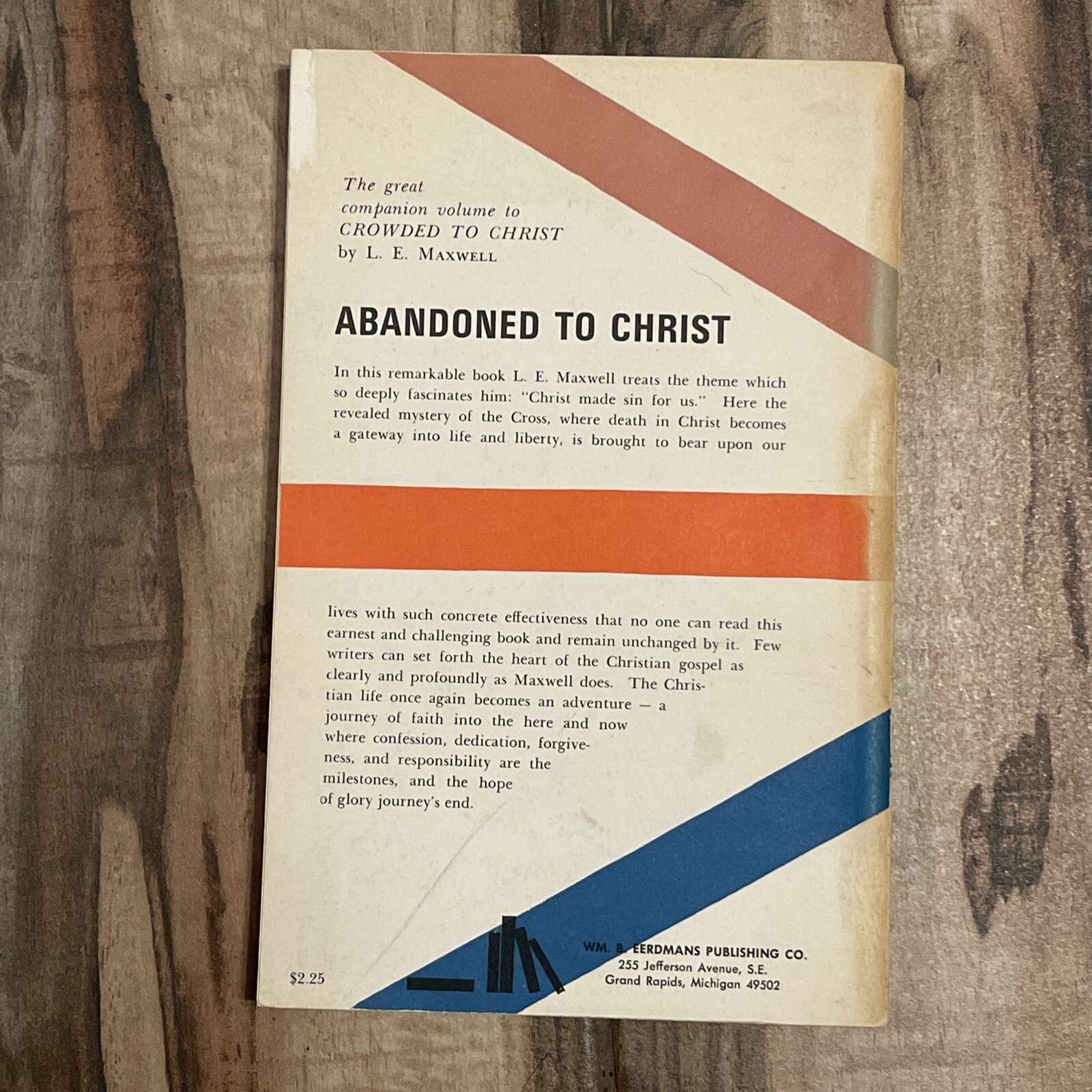 Abandoned To Christ by L.E. Maxwell (1965 paperback) | eBay
