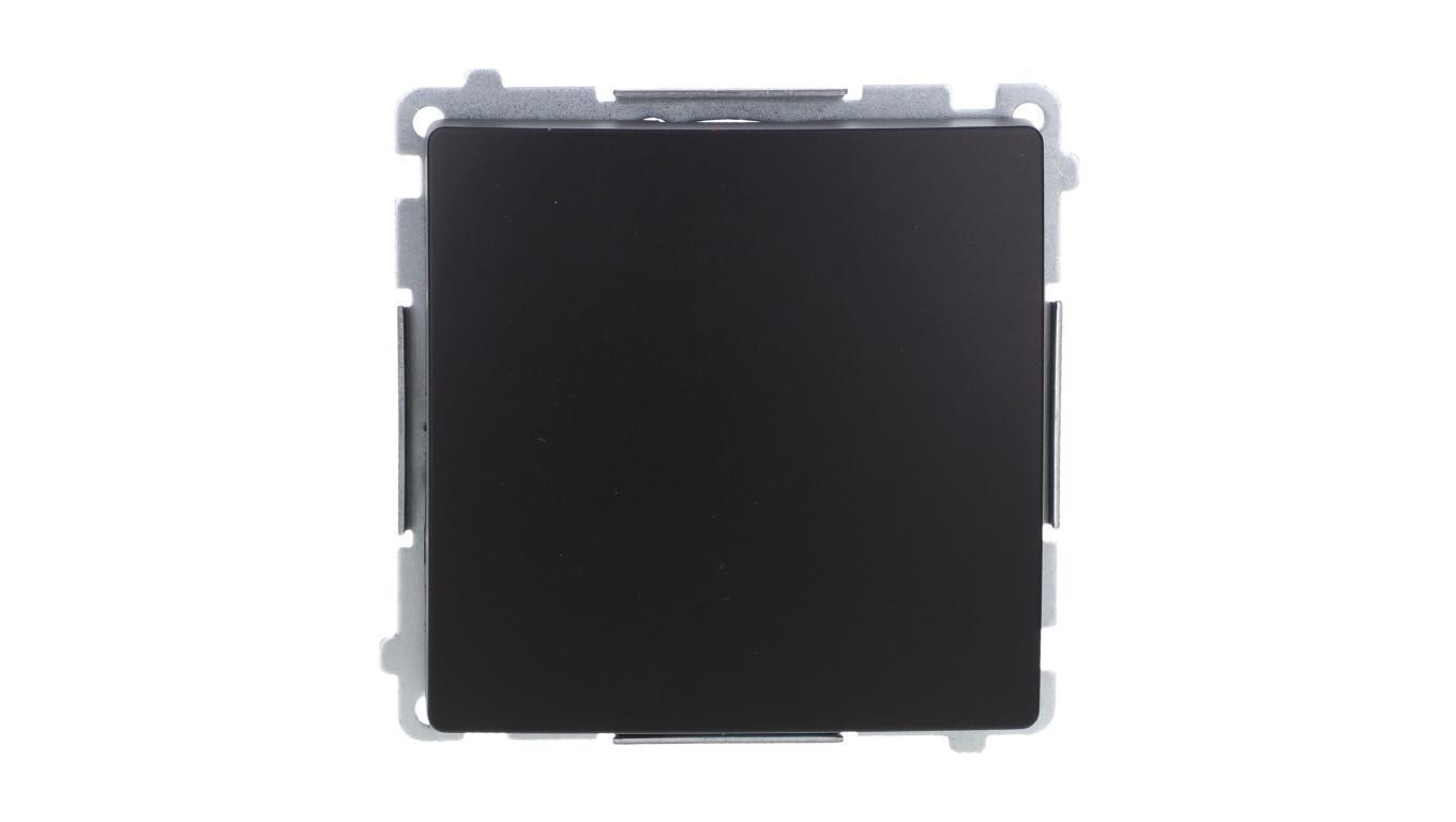 Simon Basic Single-pole switch (module) 16AX, 250V, screw terminals black /T2UK