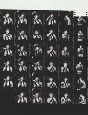 Orig Contact Photo Sheet & Negatives 1984 Eurythmics Lennox Stewart In Concert 3