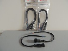 3 pcs 4 Pin Male  Female Waterproof Connectors with 6" Cable