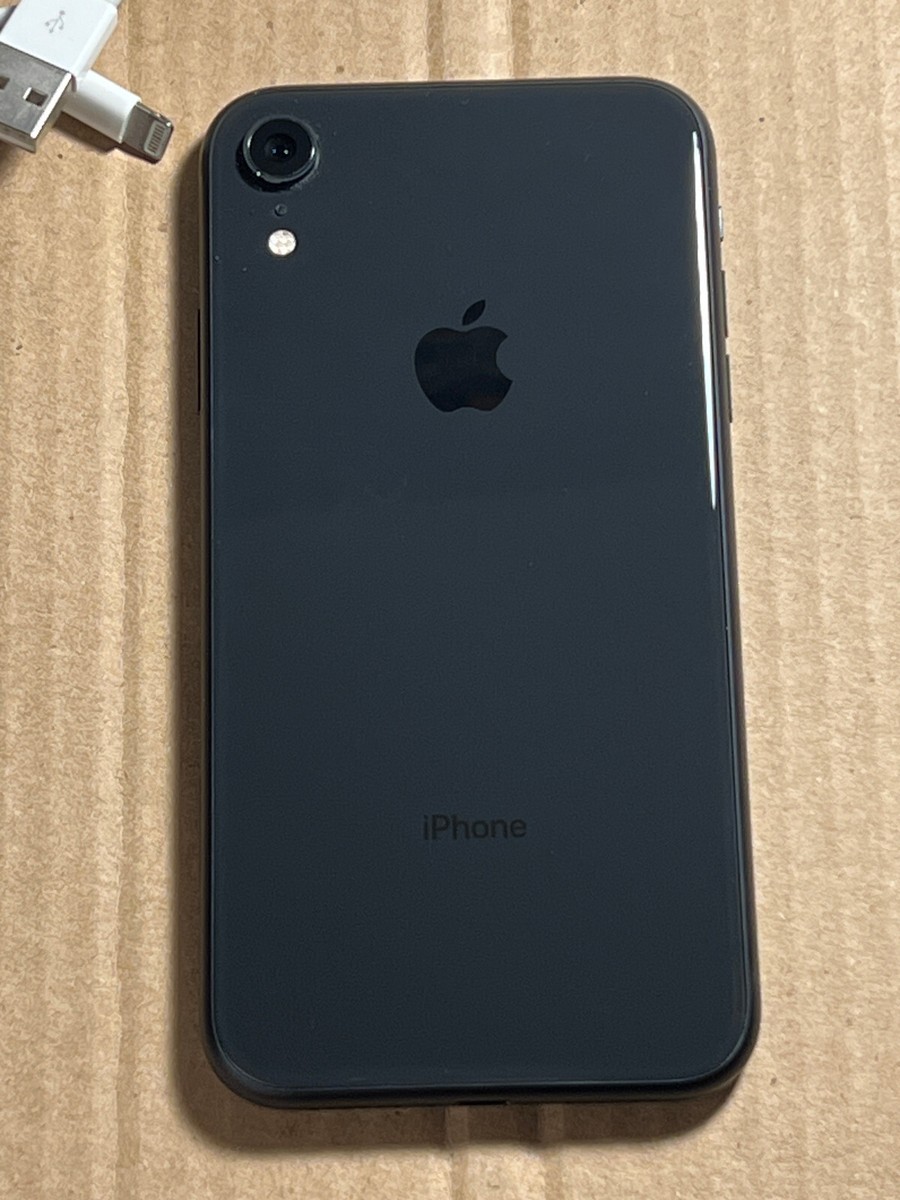 Apple iPhone XR 128GB Black (Unlocked) A1984 (CDMA + GSM) ios 14