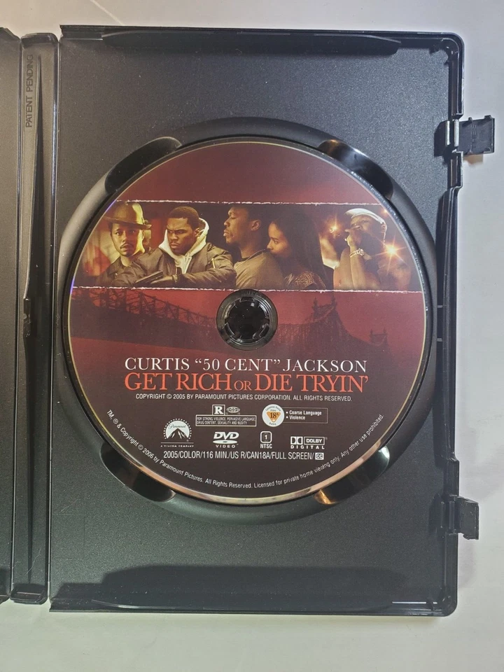 Get Rich or Die Tryin' Fullscreen Edition DVD 2005 Paramount Pictures  - Image 2 of 4