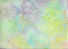 STARBURST PATTERN BATIK,UNBRANDED,HALF YARD.