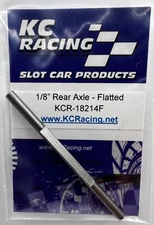 1/24 Slot Car - Hardbody - 1/8” Drill Blank - Center Flat - Rear Axle, KC Racing