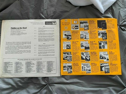 Fiddler On The Roof Al Goodman And His Orchestra Diplomat Vinyl Record Album LP - Picture 2 of 2