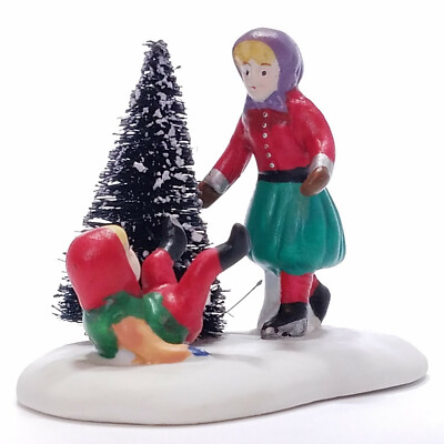 Beauty Restored Lemax 1995 Porcelain Oopsy Dickensvale Collectibles #53138 