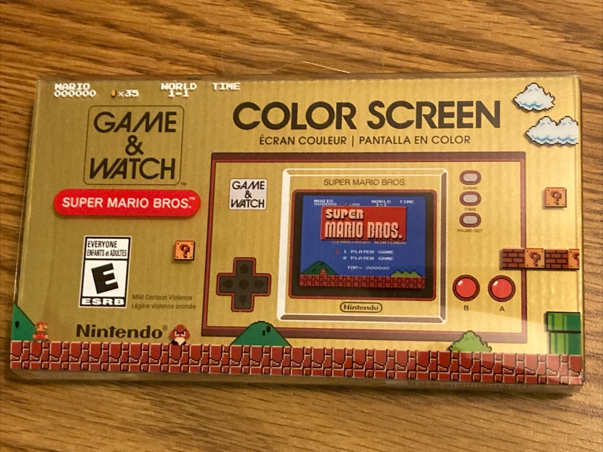 Super mario bros 35th anniversary game and watch sales